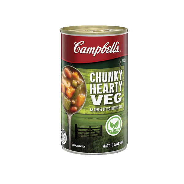 Campbell's Chunky Hearty Vegetable Soup 505g