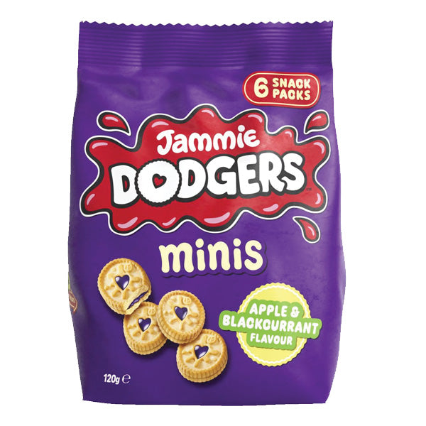Jammie Dodgers Mini Apple & Blackcurrent 6pk 120g