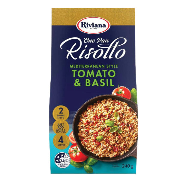 Riviana Risotto Mediterranean Style Vegetable 240g
