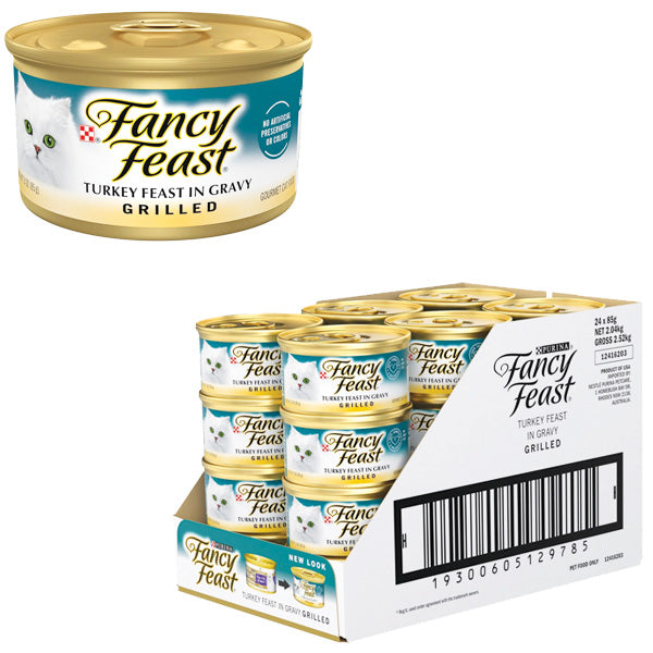 Fancy Feast Cat Food Grilled 85g Varieties - 24 for $12