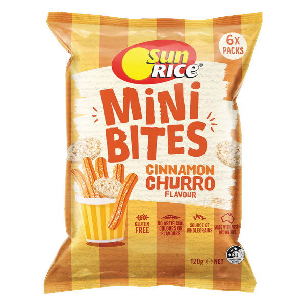 Sunrice Mini Bites Cinnamon Churro 6-Pack