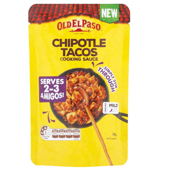 Old El Paso Chipotle Taco Cooking Sauce 170g