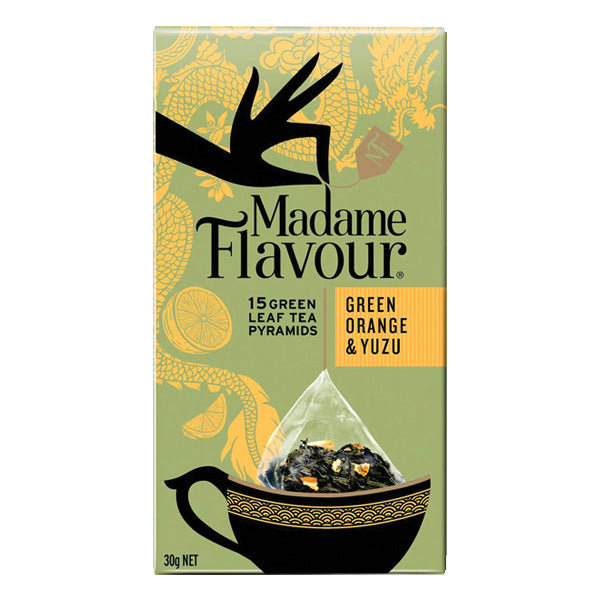 Madame Flavour Green Orange Yuzu Tea 15pk