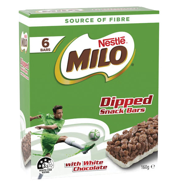 Milo Snack Bars Dipped 6pk