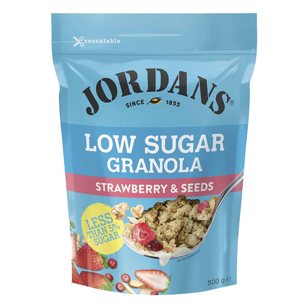 Jordans Low Sugar Granola Strawberry & Seeds 500g
