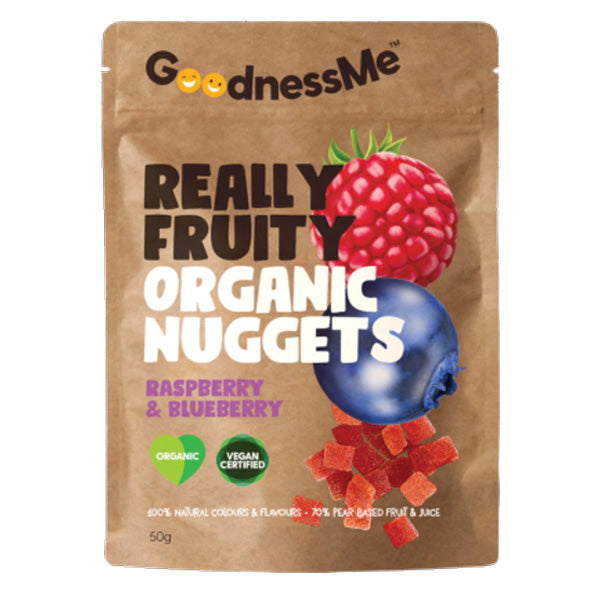 Goodness Me Really Fruity Organic Nugget Varieties 50g