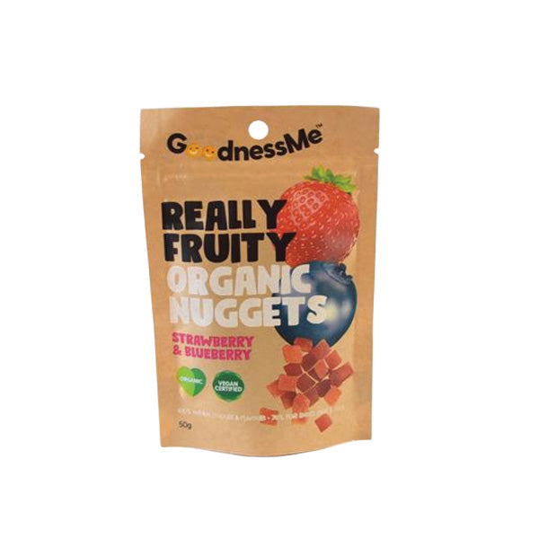 Goodness Me Really Fruity Organic Nugget Varieties 50g