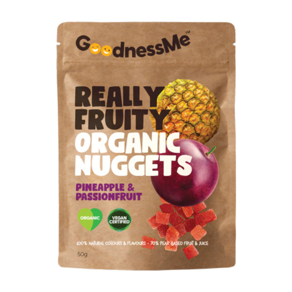 Goodness Me Really Fruity Organic Nugget Varieties 50g