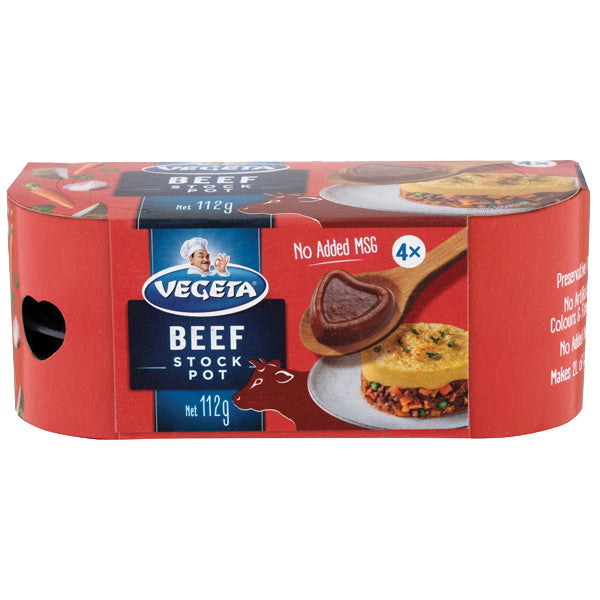 Vegeta Stock Pots Beef 4pk