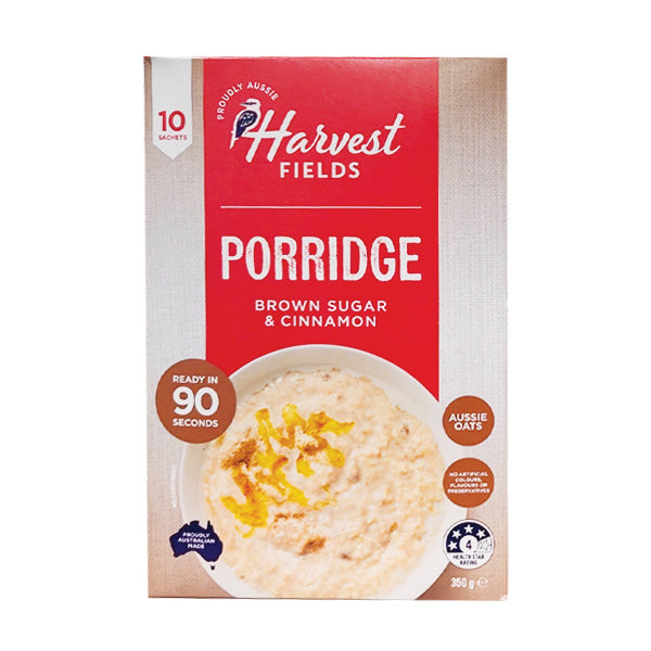 Harvest Fields Porridge Sachets 10 Pack Varieties - 2 for $5