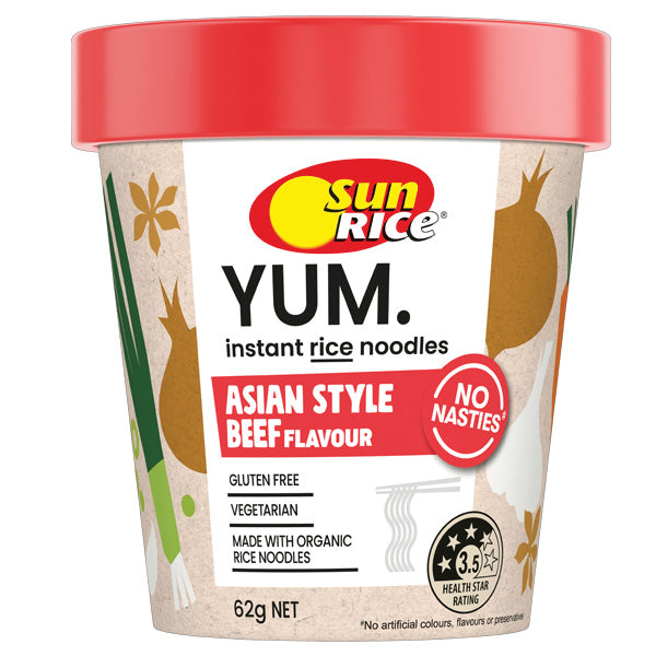 Sunrice Yum Instant Rice Noodle 62g Varieties