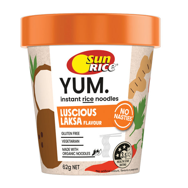 Sunrice Yum Instant Rice Noodle 62g Varieties
