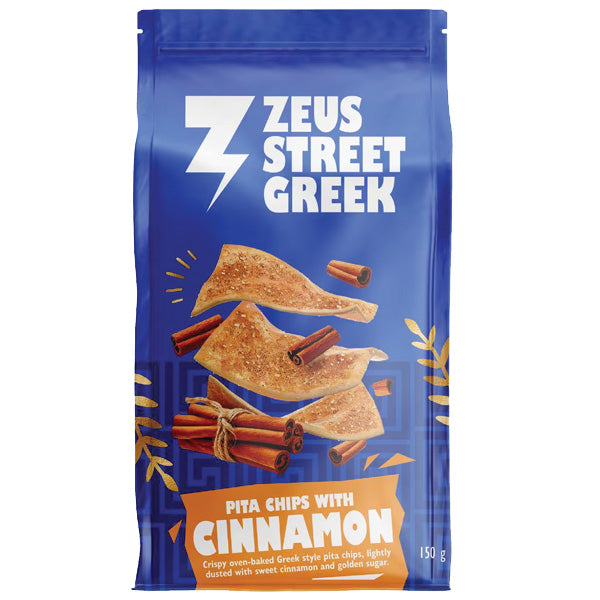 Zeus Street Greek Pita Chips 150g Varieties