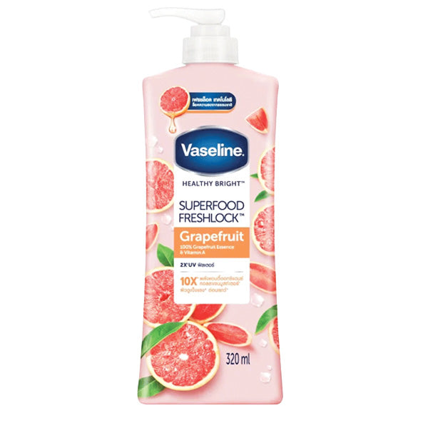 Vaseline Body Lotion Superfood Freshlock Grapefruit 320ml