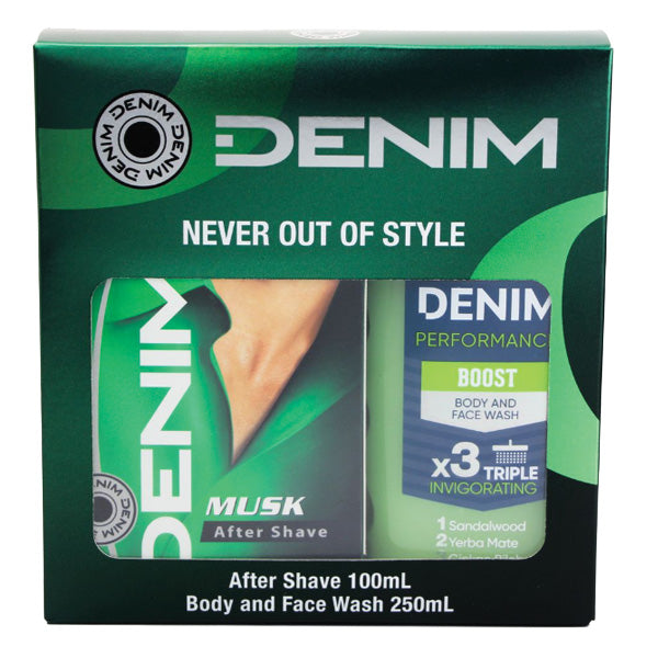 Denim Men's Aftershave & Bodywash Giftset Varieties