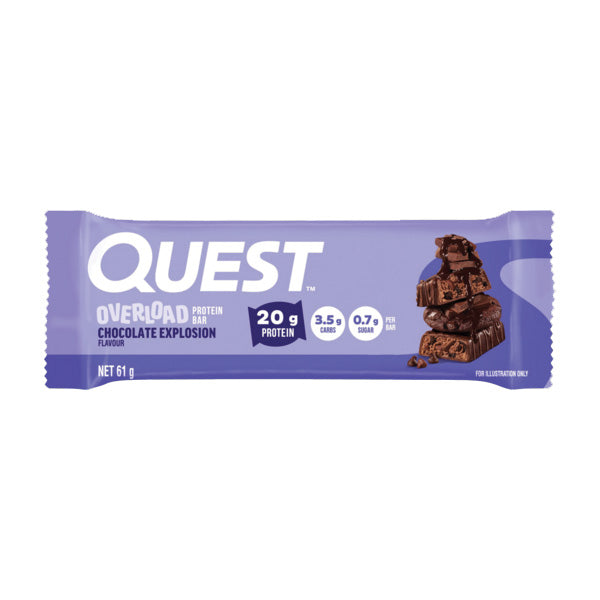 Quest Overload Chocolate Explosion Bar 61g