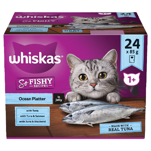 Whiskas So Fishy Cat Food 24-Pack