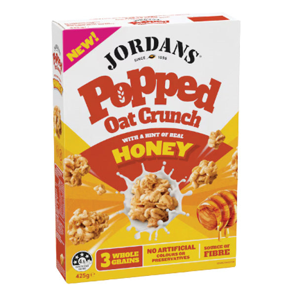 Jordan's Popped Oat Crunch Honey 425g