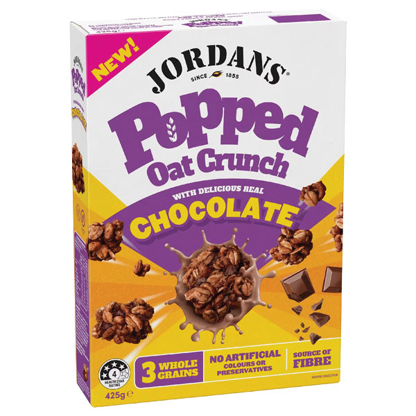 Jordan's Popped Oat Crunch Chocolate 425g