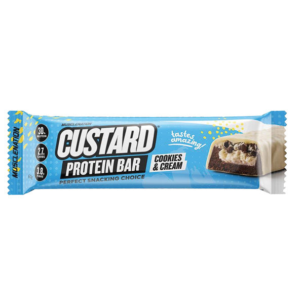 Musclenation Custard Protein Bar 60g Varieties