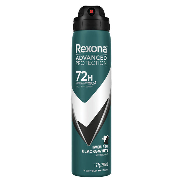 Rexona Men Advanced Invisible Black & White 220ml