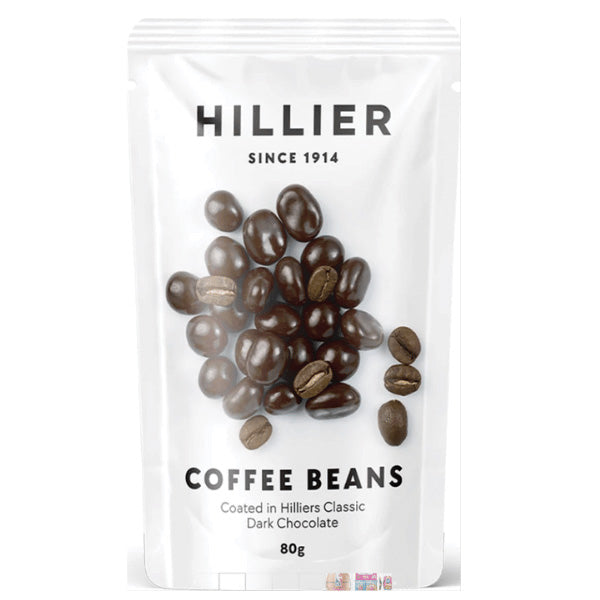 Hillier Dark Chocolate Coffee Beans 80g