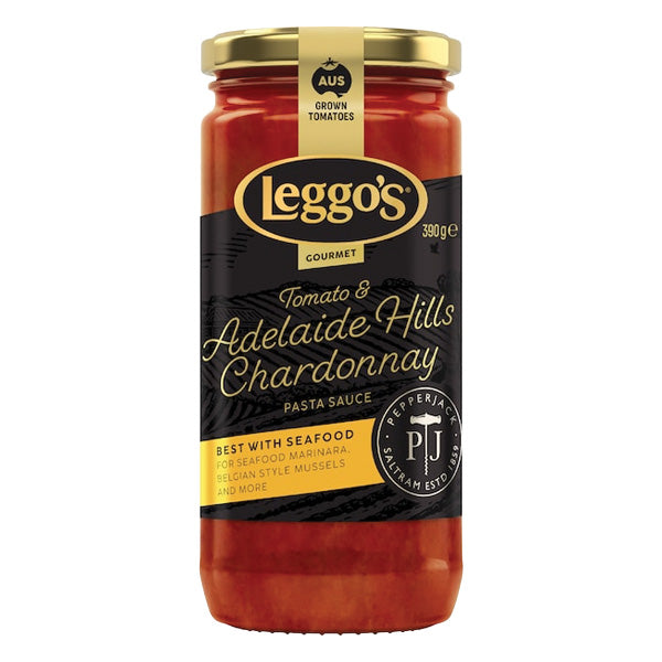 Leggos Gourmet Tomato & Chardonnay Pasta Sauce 390g - 2 for $5