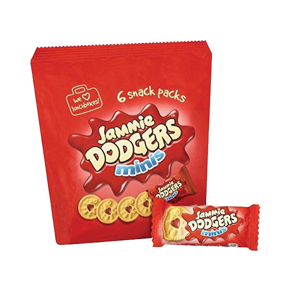 Jammie Dodgers Mini Raspberry 6pk