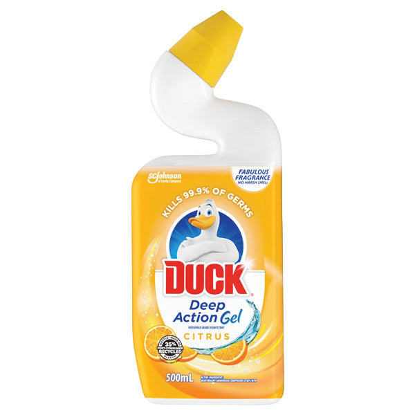 Duck Deep Action Gel Household Grade Disinfectant Citrus 500ml