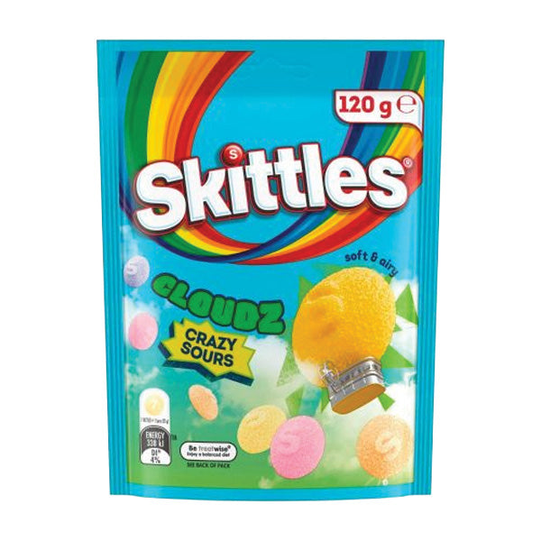 Skittles Cloudz Crazy Sours 120g