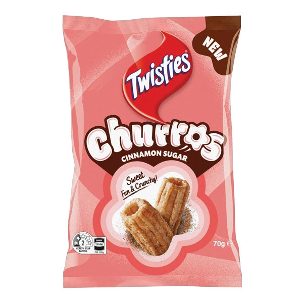 Twisties Churro's Cinnamon Sugar 70g