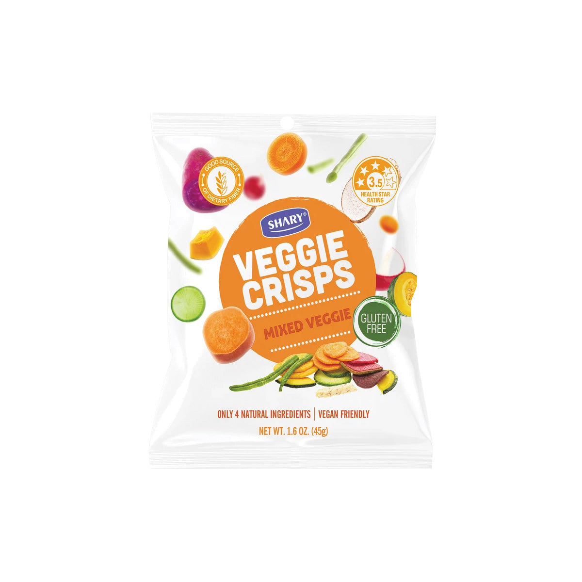 Shary Veggie Crisps Varieties