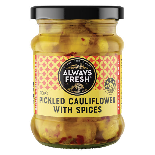 Always Fresh Spiced Cauliflower 210g