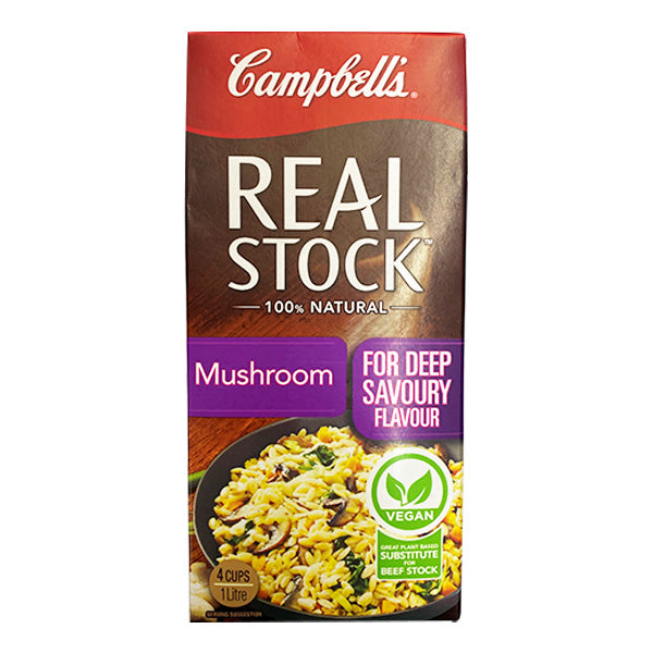 Campbells Real Stock Mushroom 1L