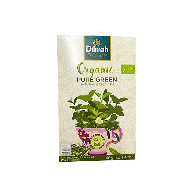 Dilmah Organic Pure Green Ceylon Tea 40g