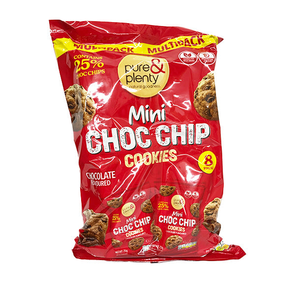 Pure & Plenty Mini Choc Chip Cookies 8pk 200g
