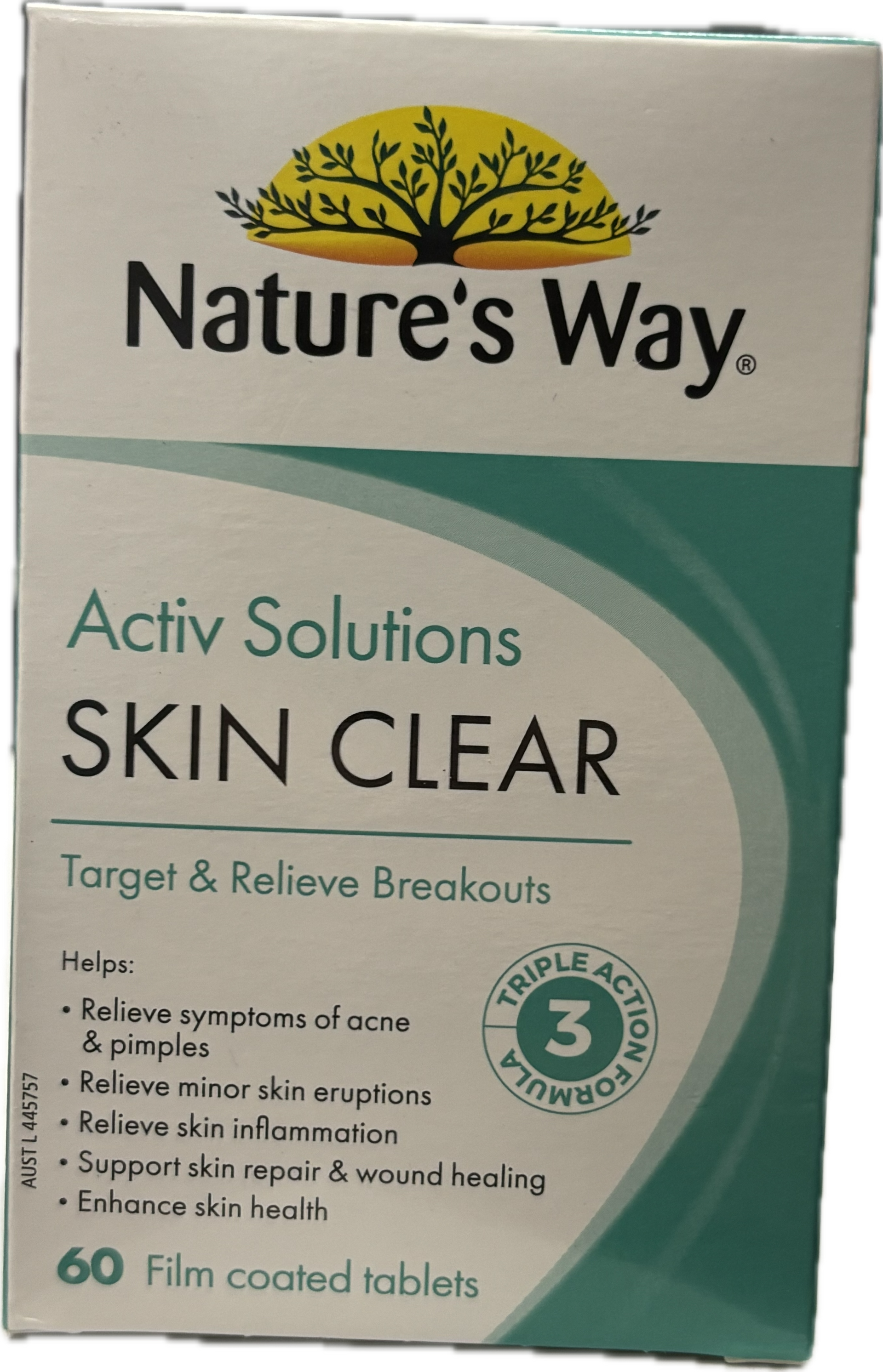 Natures Way Activ Solutions Skin Clear 60pk
