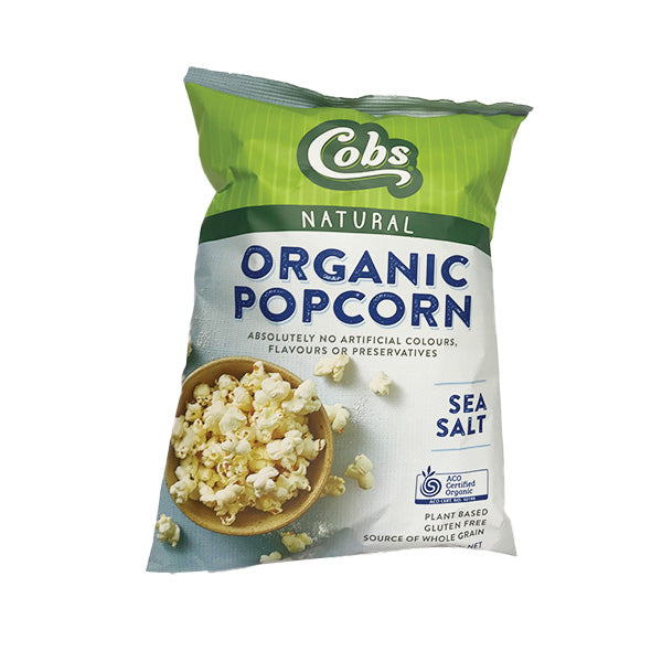 Cobs Organic Salt Popcorn 80g