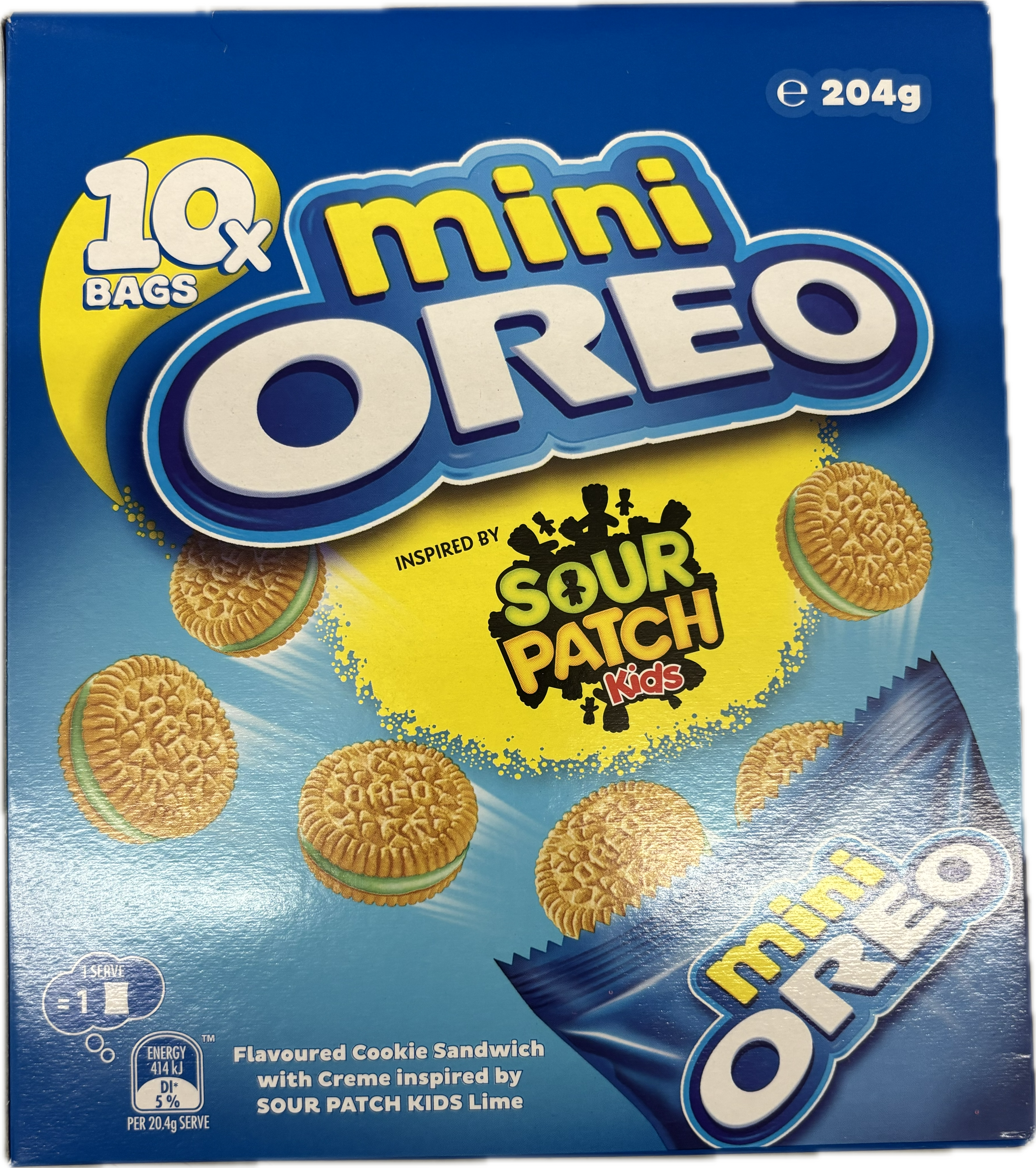 Oreo Mini Sour Patch Kids Cookies 10pk