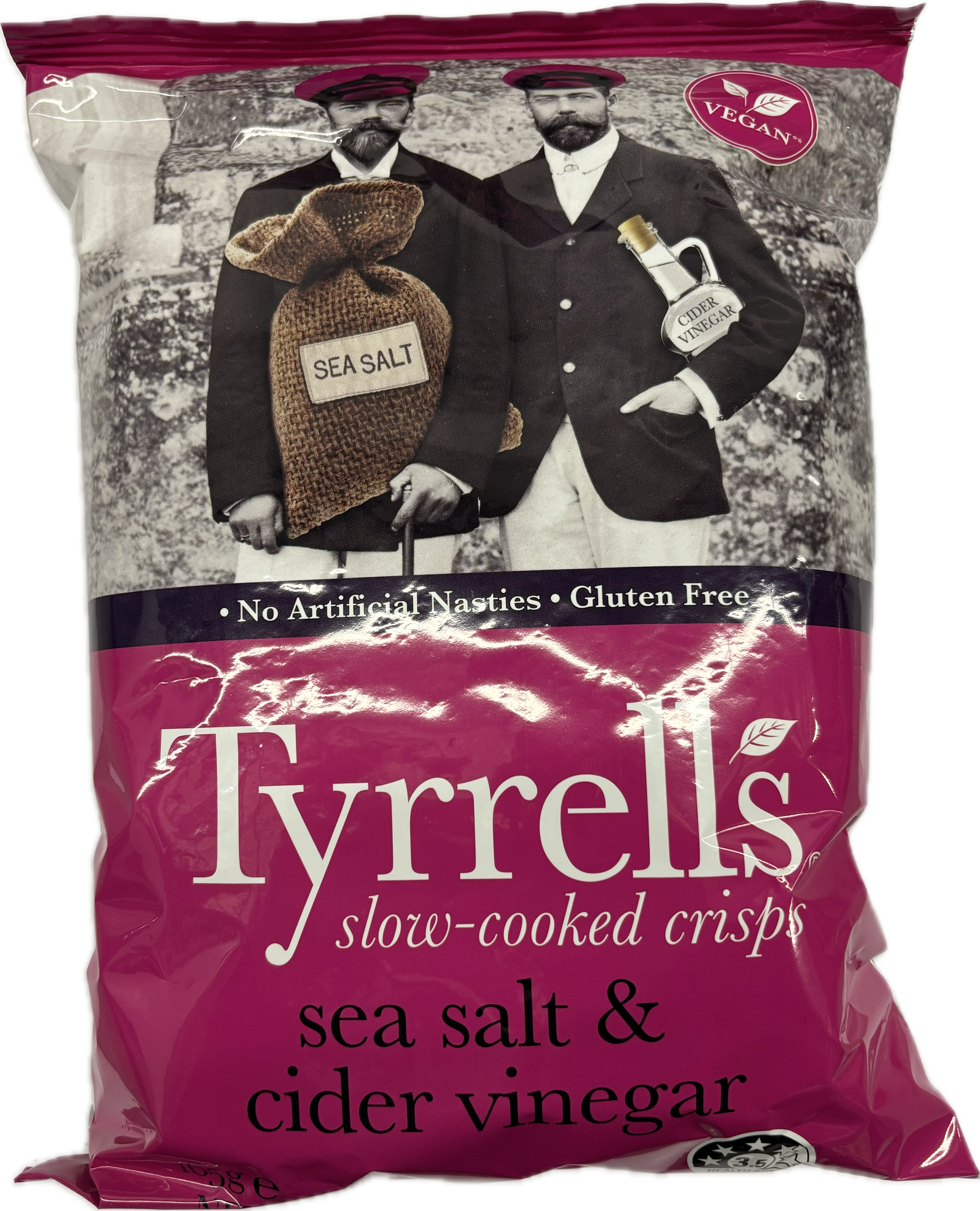 Tyrrell's Salt & Vinegar Chips 165g