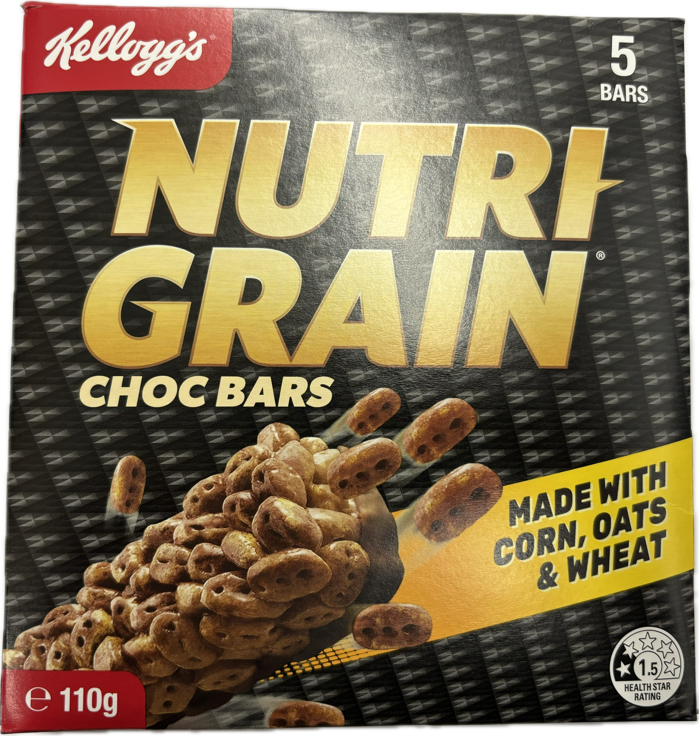 Kellogg's Nutri-Grain Chocolate Bar 5PK 110g