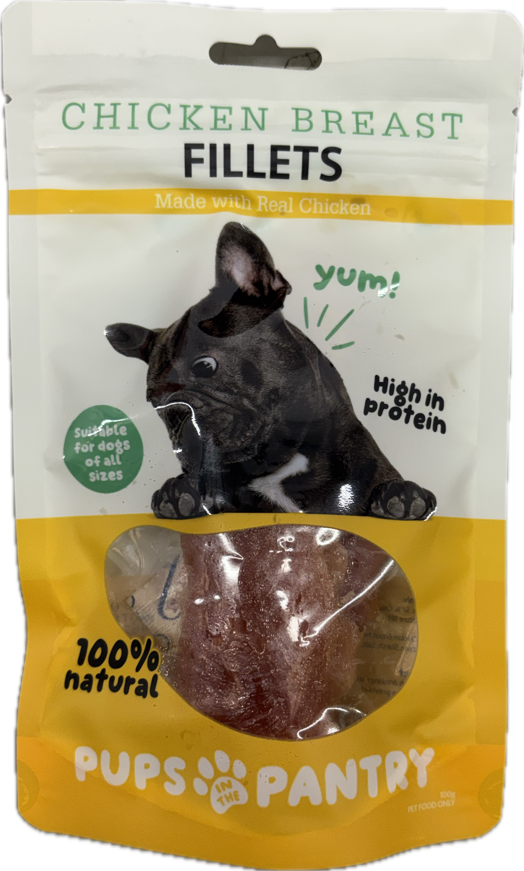 Pups in the Pantry Chicken Breast Fillets 100g