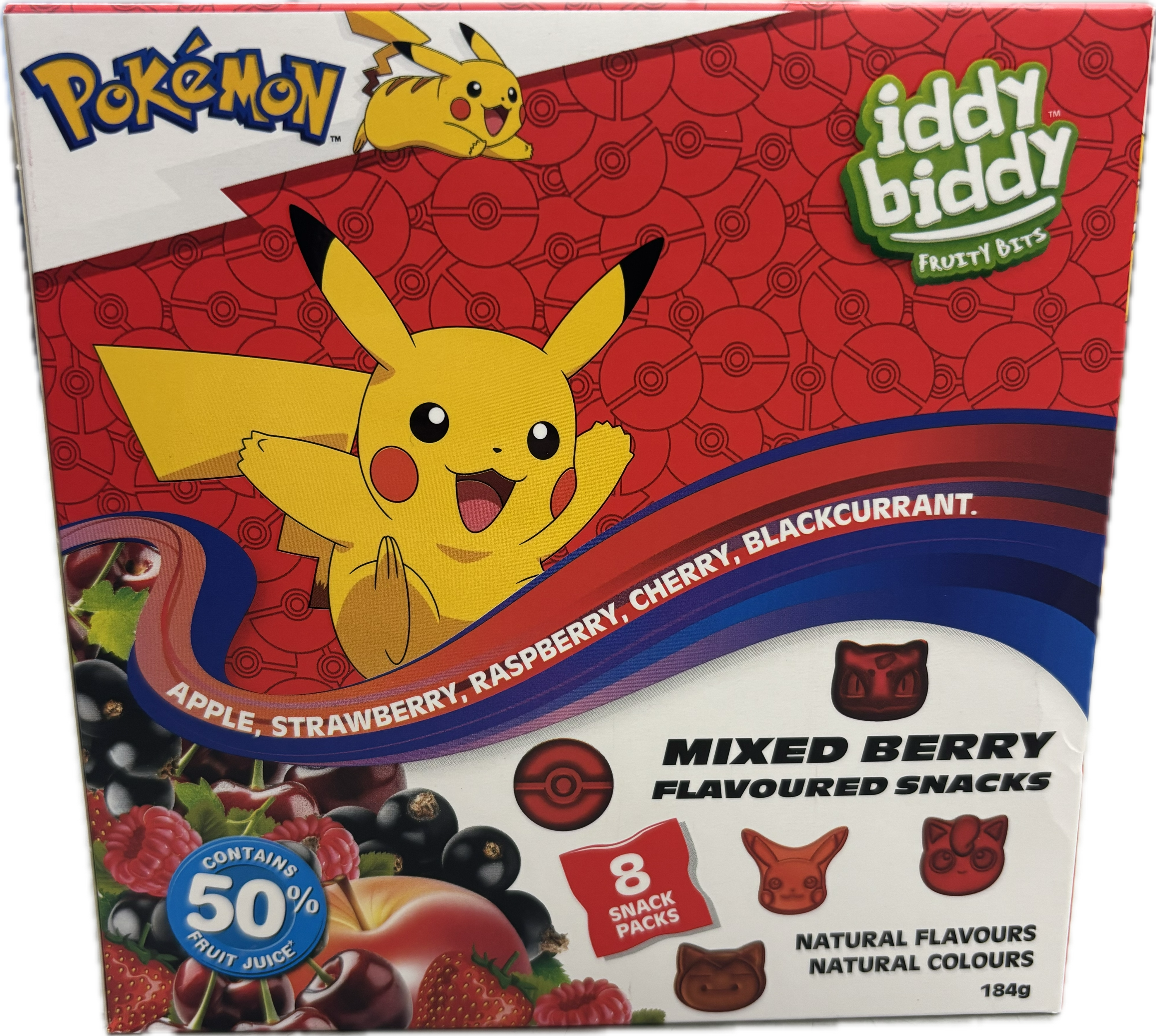 Iddy Biddy - Pokemon Mixed Berry Snack 184g