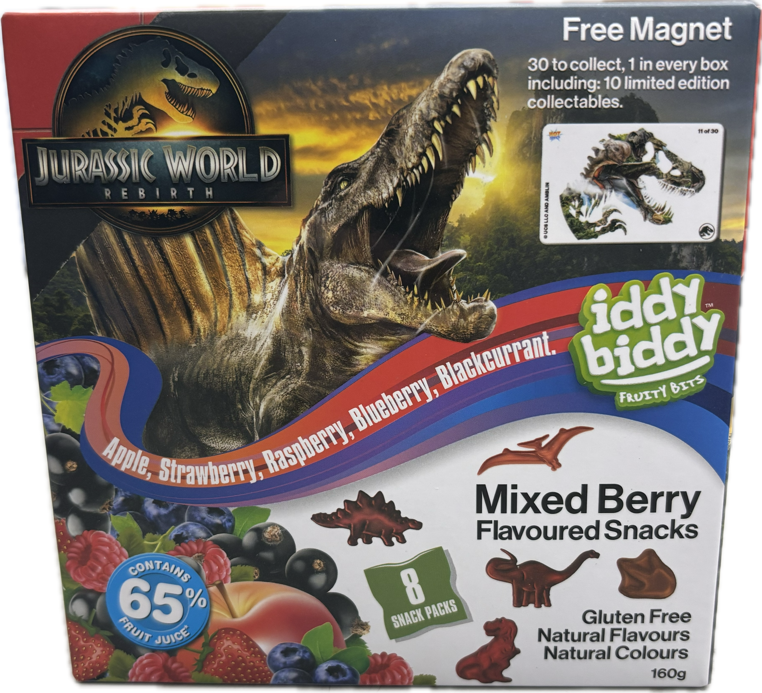 Iddy Biddy - Jurassic World Mixed Berry 160g