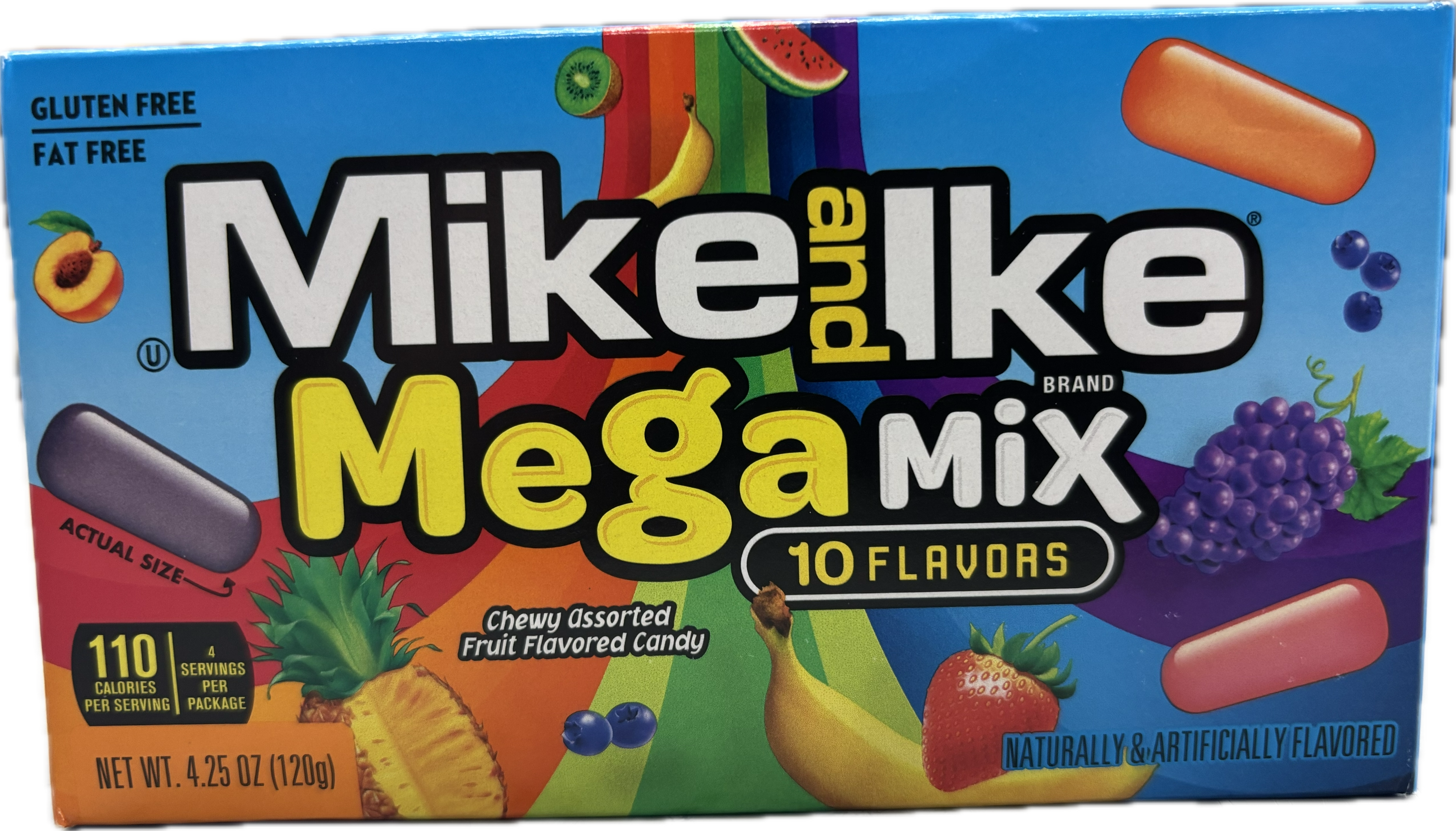Mike & Ike Mega Mix 10 Flavors 125g