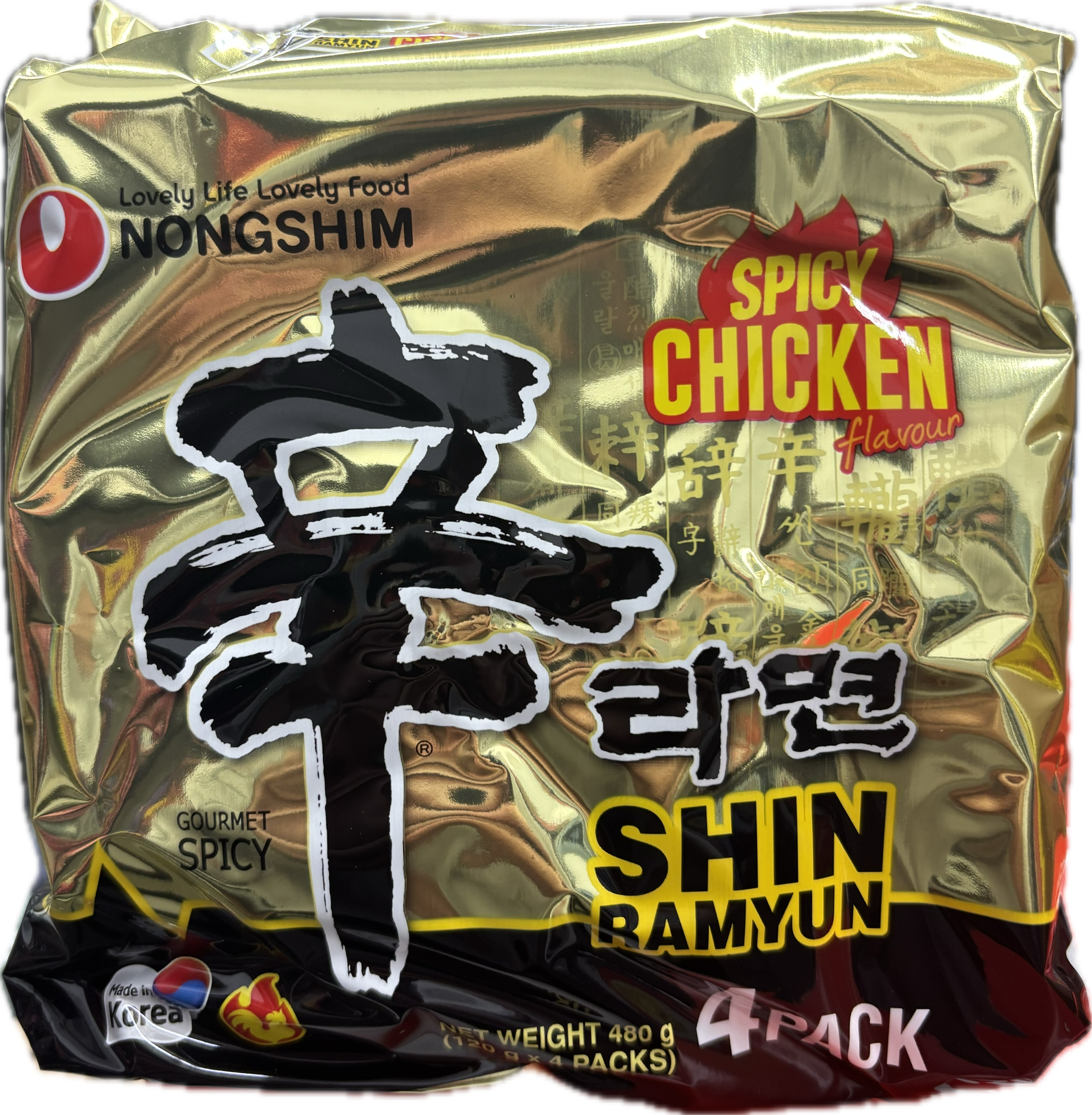 Nongshim Spicy Chicken Ramyun 4-Pack