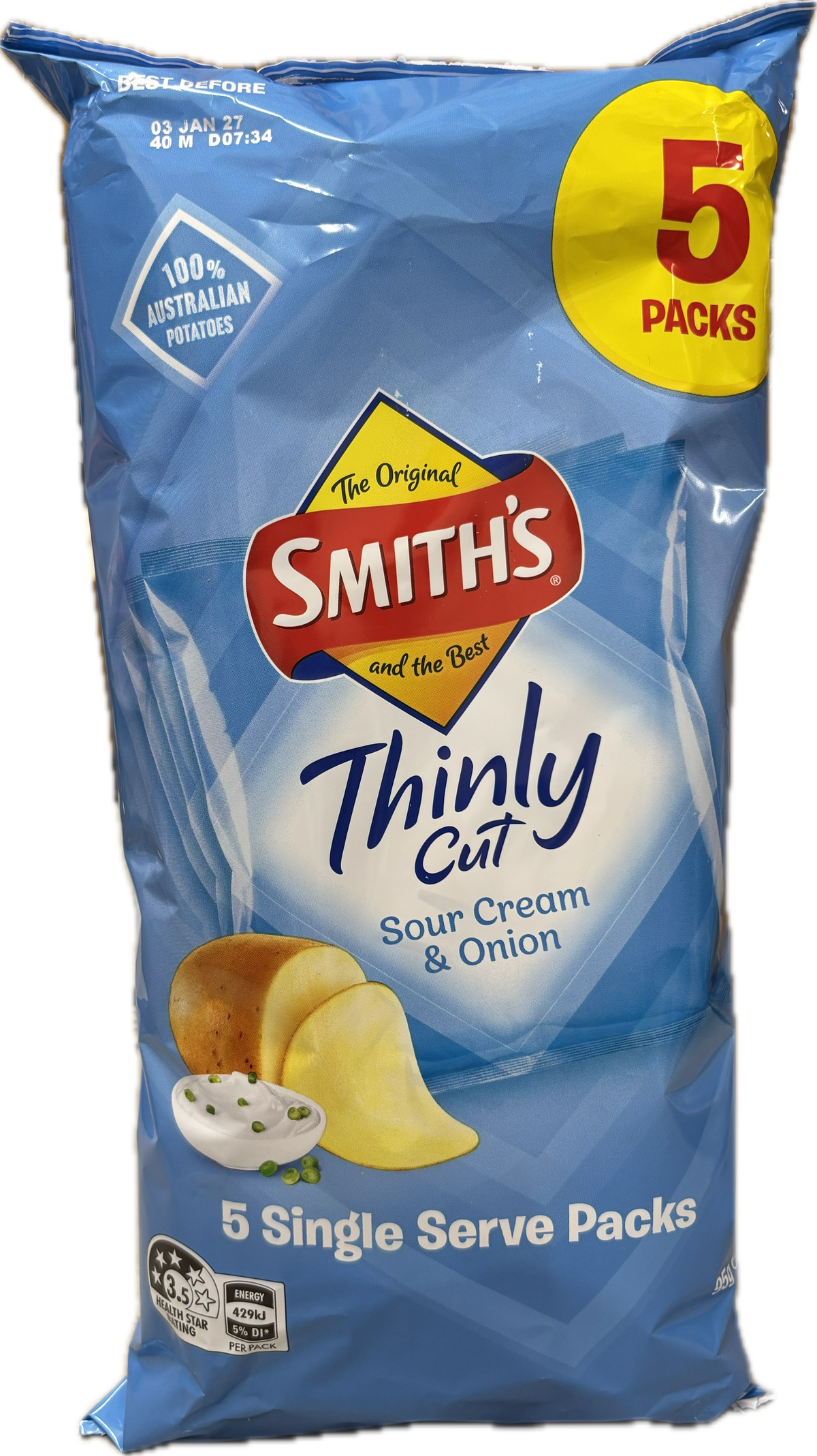 Smith's Thinly Cut 5pk Varieties
