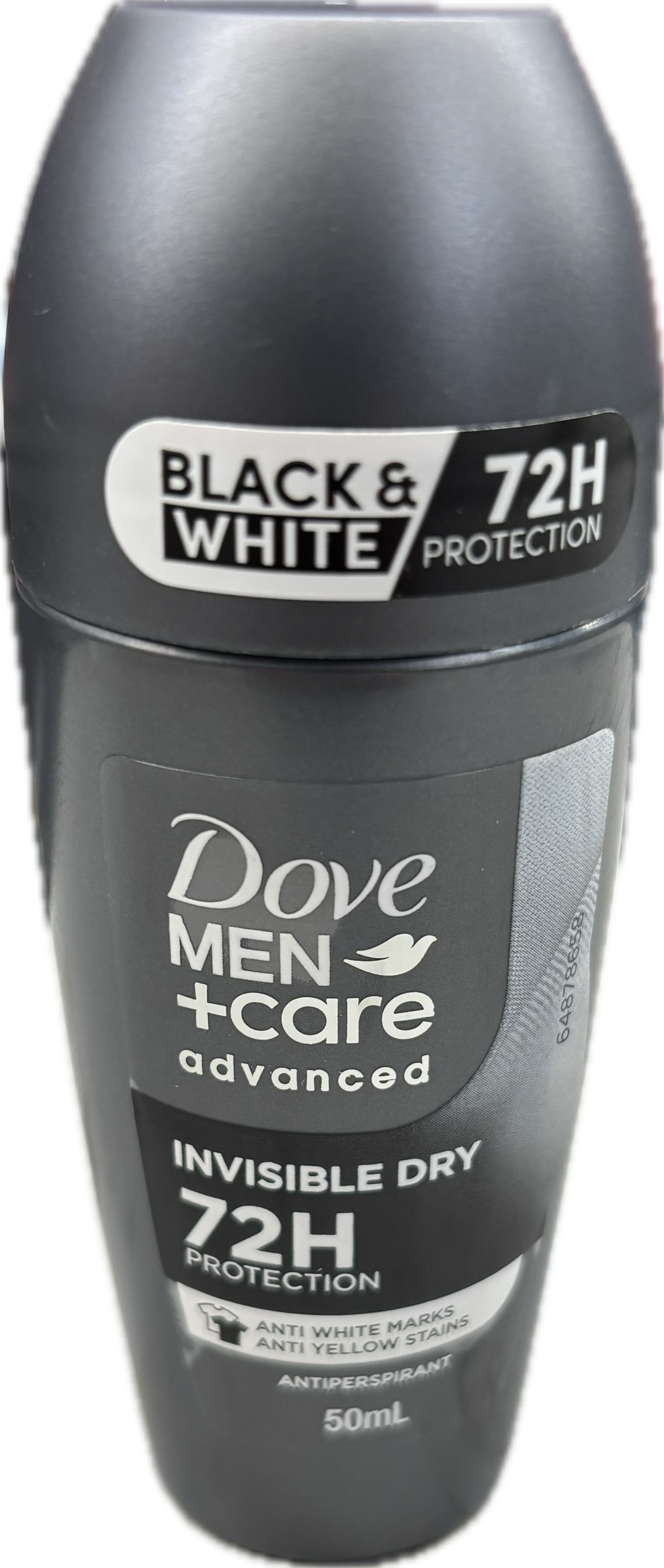 Dove Men's 72H Invisible Black & White Advanced Roll On 50ml