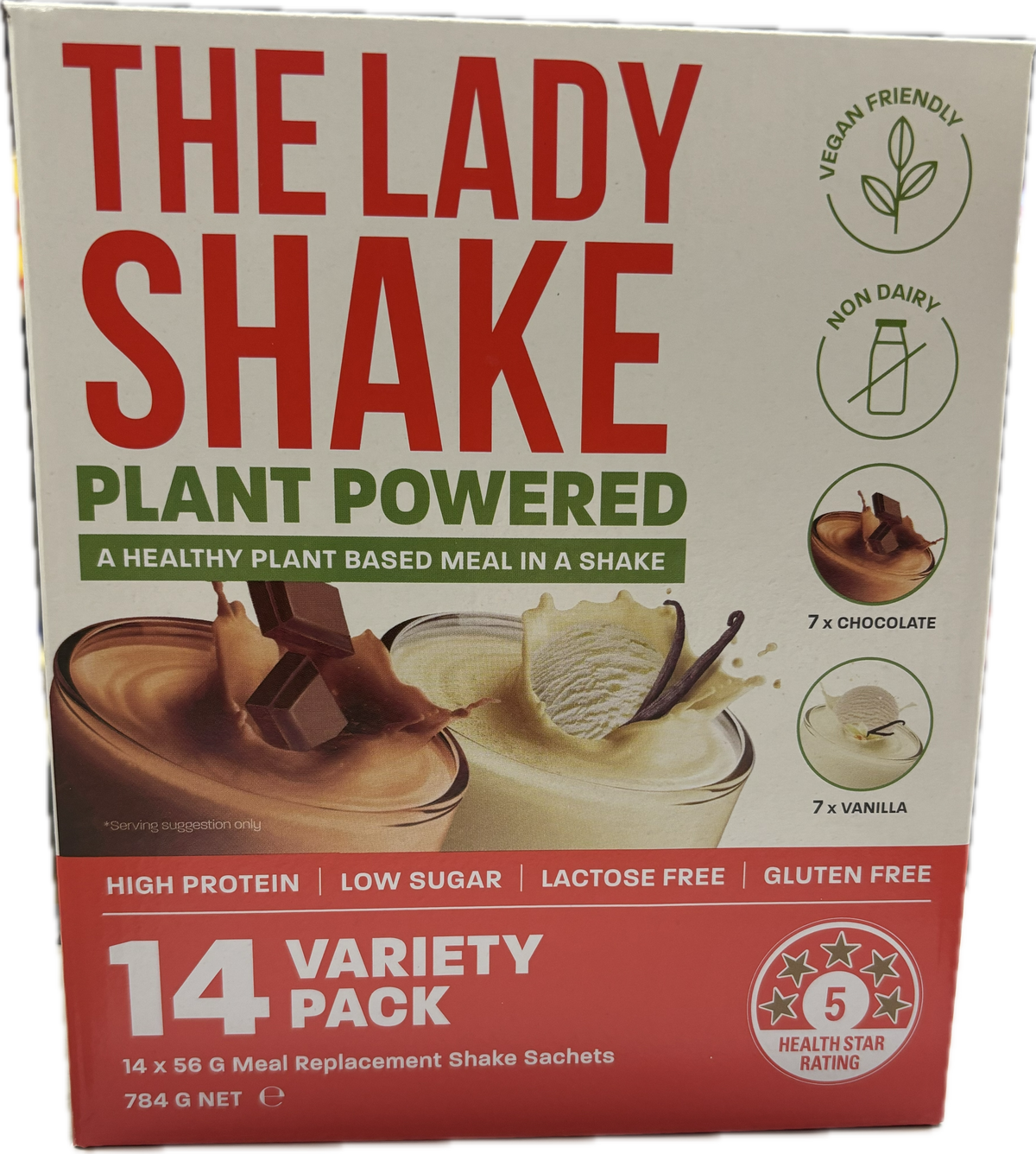 The Lady Shake Plant Powered Meal Replacement 14pk