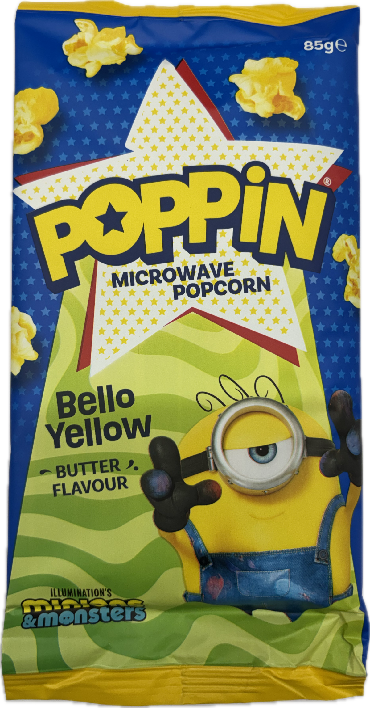 Poppin Microwaveable Butter Popcorn Minions 85g